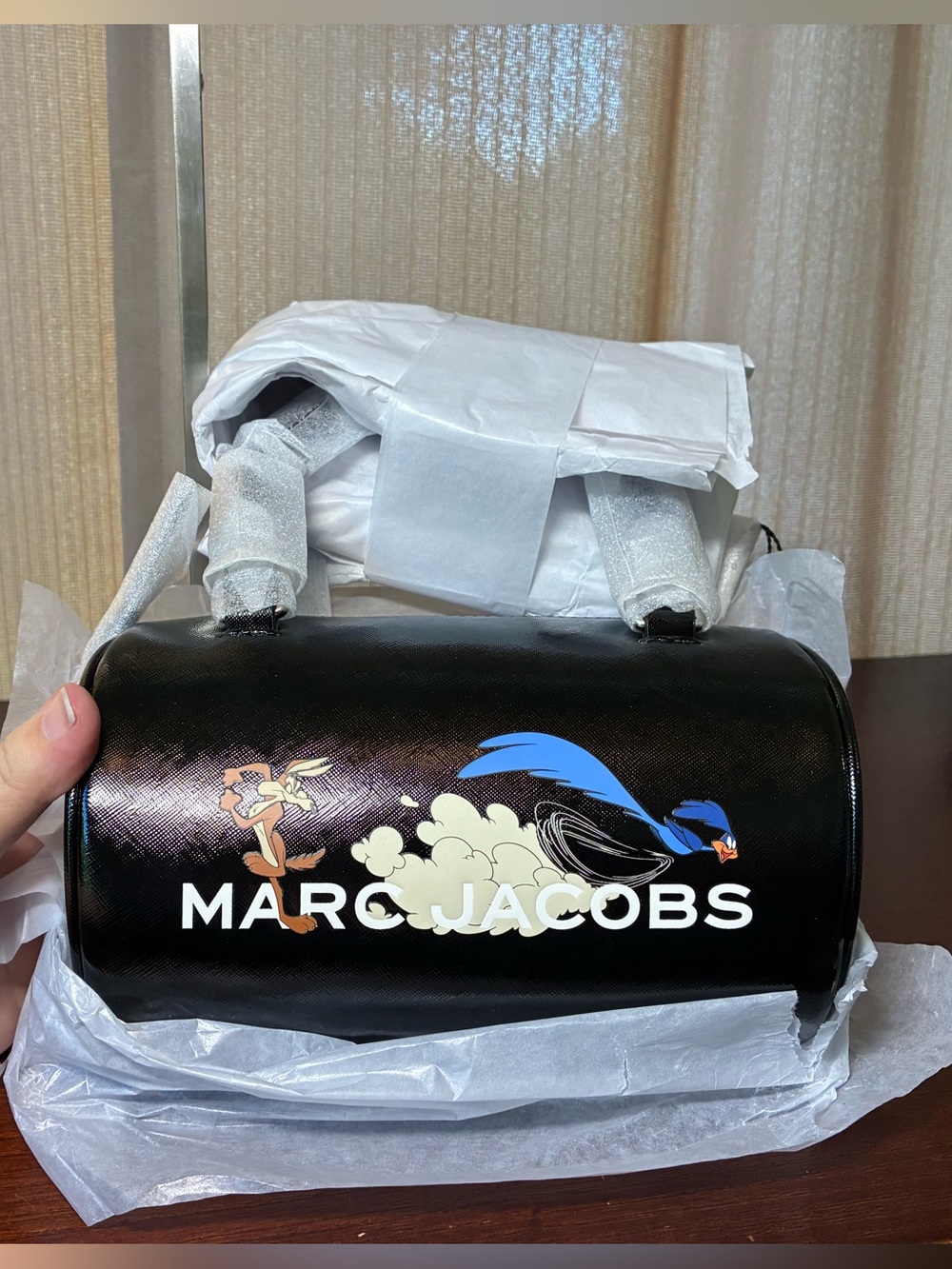 Marc Jacobs x Looney Tunes Road Runner Barrel Bag NWT